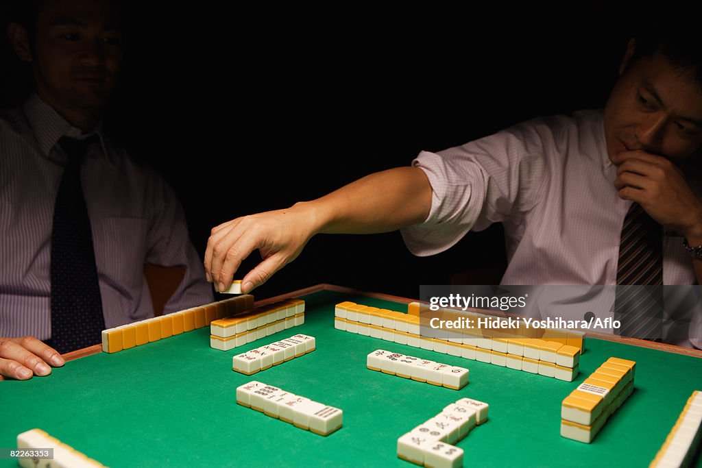 Mahjong players