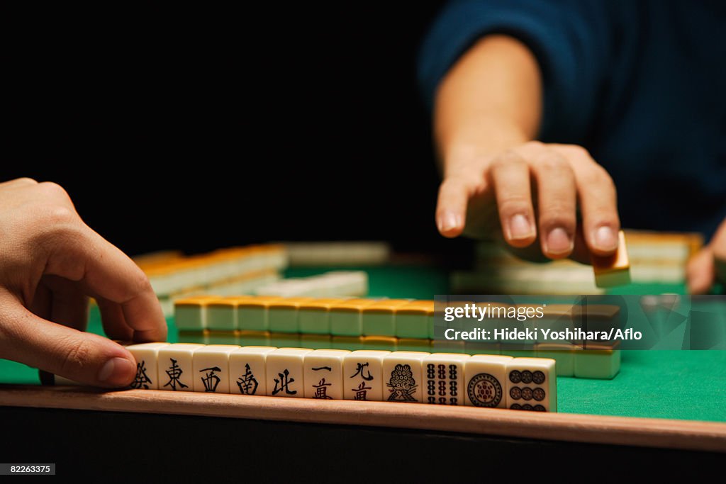 Mahjong players