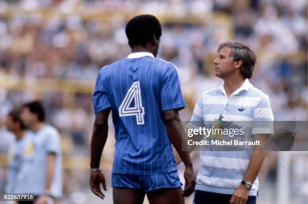 Marius TRESOR / Michel HIDALGO - - Koweit / France - Coupe du Monde 1982 - Stade Jose Zorrilla - Valladolid -