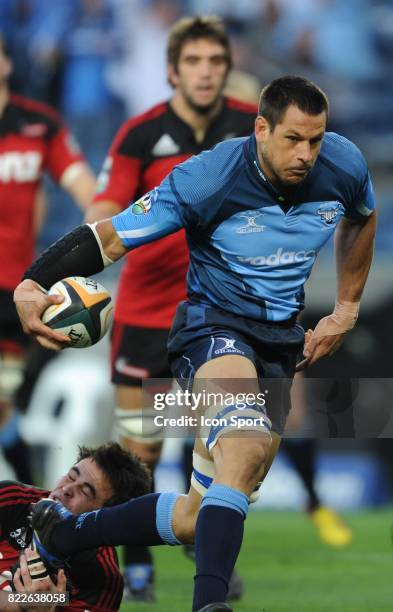 Pierre SPIES / Zac GUILFORD - - Bulls / Crusaders - Stade d Orlando - Soweto - Afrique du sud,