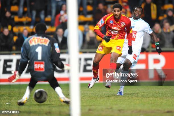 Steve MANDANDA / Issam JEMAA - - Lens / Marseille - 16eme Finale Coupe de France 2009/2010 -