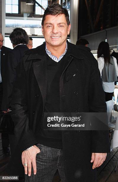 Fashion Designer Alex Zabotto Bentley attends the Australian Wool and Woolmark Launch as part of the Rosemount Sydney Fashion Festival 2008 at the...