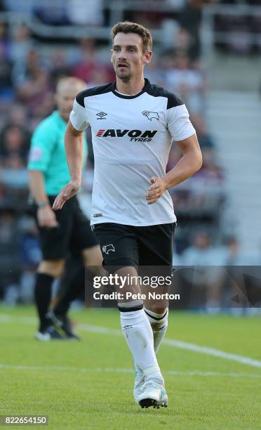 Craig Bryson of Derby County in action during the Pre-Season Friendly match between Northampton Town and Derby County at Sixfields on July 25, 2017...