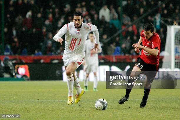 Adil RAMI / Romain DANZE - - Rennes / Lille - 25eme journee de Ligue 1 -