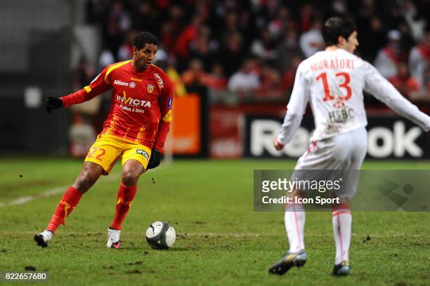 Issam JEMAA - - Lens / Monaco - 25 eme journee de Ligue 1 - Stade Bollaert - Lens,