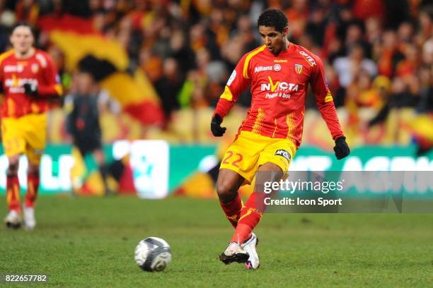 Issam JEMAA - - Lens / Monaco - 25 eme journee de Ligue 1 - Stade Bollaert - Lens,