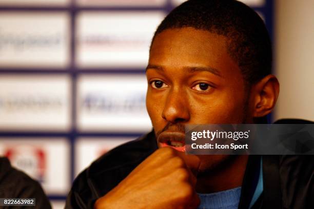 Mickael HANANY - - Conference de presse avant les championnats de france Elite en salle - Bercy - Paris,