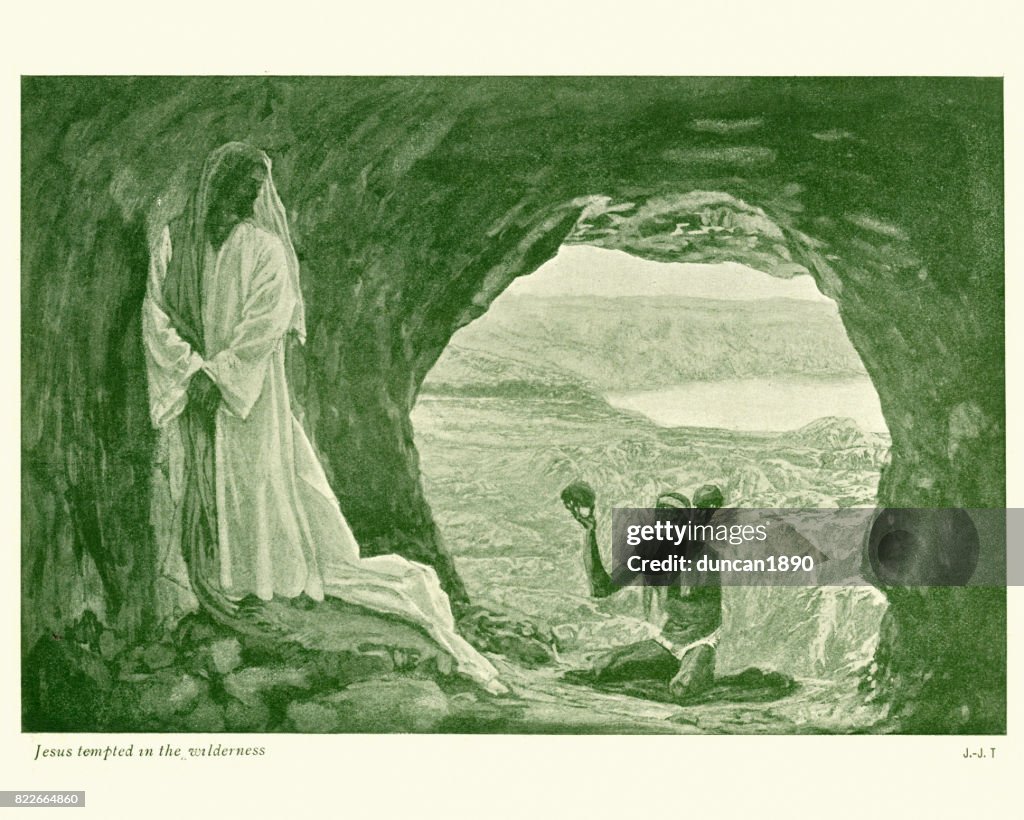 Jesus tempted in the Wilderness