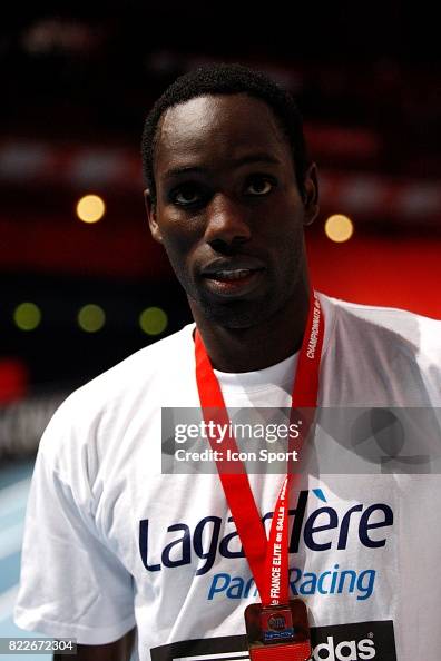 Leslie DJHONE Championnat de France en salle 400m Bercy
