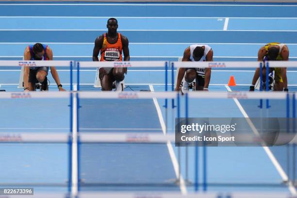 Ladji DOUCOURE - 60 metres haies - - Championnat de France en salle - Bercy - Paris,