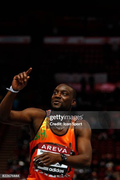 Ladji DOUCOURE - - Championnat de France en salle - 60m Haies - Bercy - Paris,