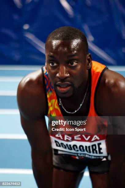 Ladji DOUCOURE - - Championnat de France en salle - 60m Haies - Bercy - Paris,