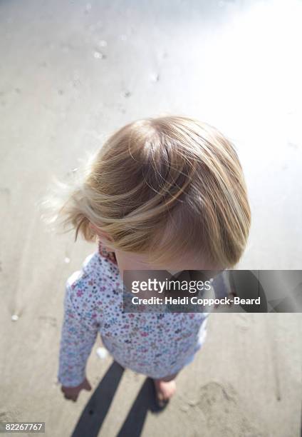 portrait of child from above - heidi coppock beard 個照片及圖片檔