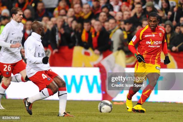 Henri BEDIMO - - Lens / PSG - 27eme journee de Ligue 1 - Stade Bollaert,