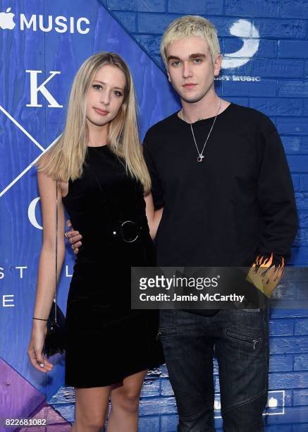 Lorelei Tavzel and Gabriel-Kane Day Lewis attend Apple Music and KYGO "Stole The Show" Documentary Film Premiere at The Metrograph on July 25, 2017...