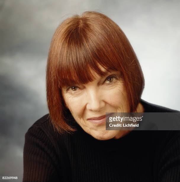 British fashion designer Mary Quant, photographed in the Studio on 13th January 1997. .