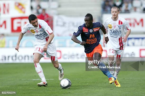 Julien FERET / Victor Hugo MONTANO - - Nancy / Montpellier- 34e journee Ligue 1 - Stade Marcel Picot,