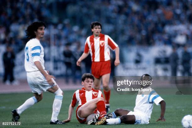 Abedi PELE - - Marseille / Etoile Rouge Belgrade - Finale Coupe d'Europe des Clubs Champions - Bari,