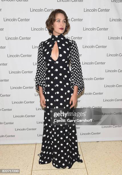 Actress and singer Lola Kirke attends the 2017 Lincoln Center Mostly Mozart Festival opening night gala honoring "Mozart In The Jungle"at David...