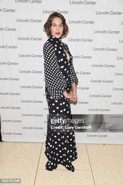 Actress and singer Lola Kirke attends the 2017 Lincoln Center Mostly Mozart Festival opening night gala honoring "Mozart In The Jungle"at David...