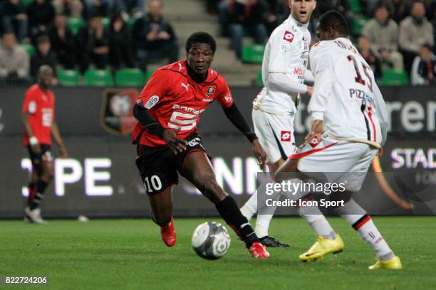 Asamoah GYAN - - Rennes / Nice - 37Eme journee de Ligue 1,