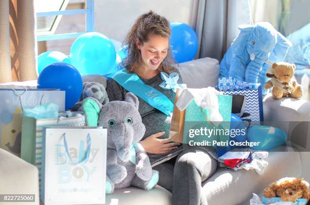 baby showers - chá de bebé imagens e fotografias de stock