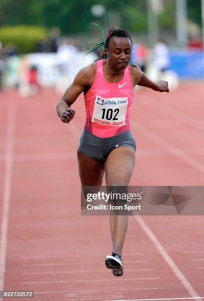 Eunice BARBER - - 100 metre -Meeting de Montgeron ,