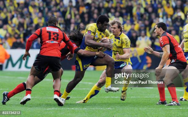 Napolioni NALAGA - - Clermont / Toulon - 1/2 finale du Top 14 - Stade Geoffroy Guichard - Saint Etienne,