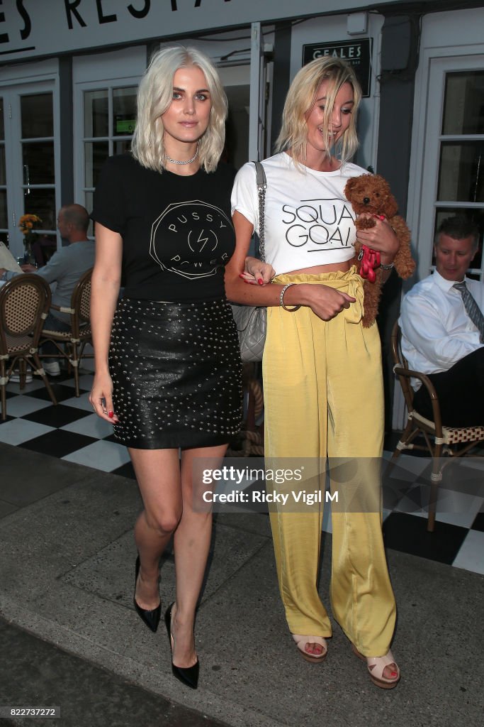 Ashley James attends egaliTee launch party at Geales Restaurant on