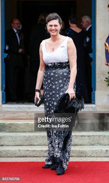 German politician Ilse Aigner attends the Bayreuth Festival 2017 Opening on July 25, 2017 in Bayreuth, Germany.