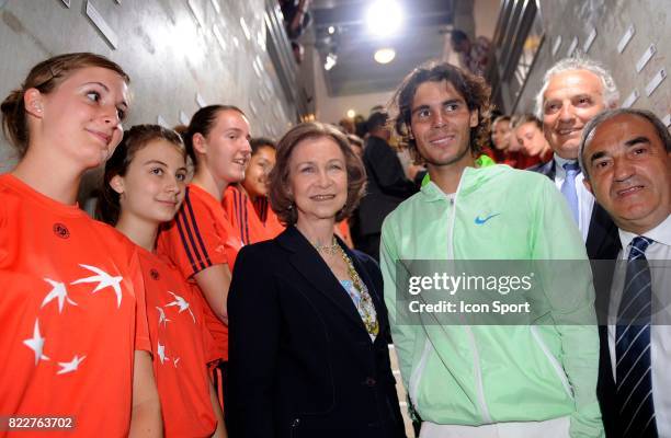 La reine Sofia d Espagne et Rafael NADAL - - Finale Simple Messieurs - Roland Garros 2010 -