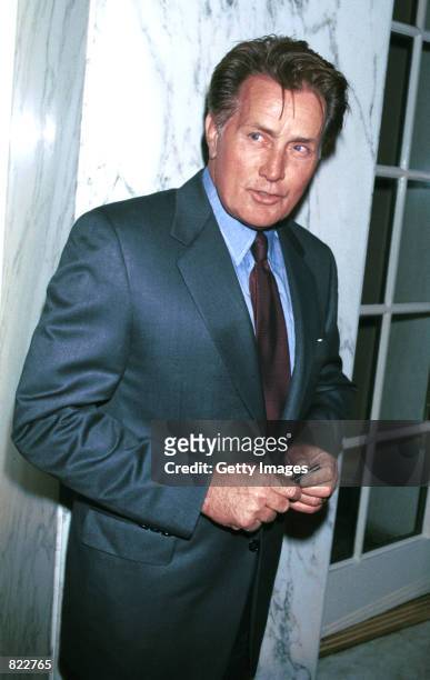 Actor Martin Sheen arrives at the Los Angeles chapter of Death Penalty Focus'' 10th Annual awards banquet April 4, 2001 in Los Angeles, CA. DPF is...