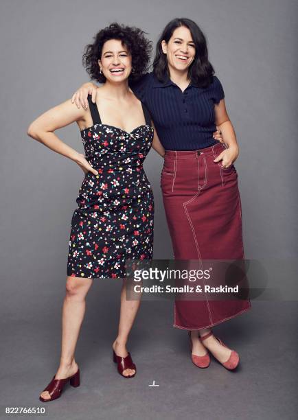Ilana Glazer and Abbi Jacobson of Comedy Central/Viacom's 'Broad City' pose for a portrait during the 2017 Summer Television Critics Association...