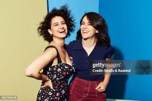 Ilana Glazer and Abbi Jacobson of Comedy Central/Viacom's 'Broad City' pose for a portrait during the 2017 Summer Television Critics Association...