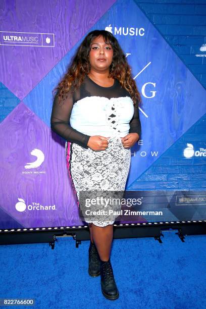Lizzo attends the Apple Music and KYGO "Stole The Show" documentary film premiere at The Metrograph on July 25, 2017 in New York City.