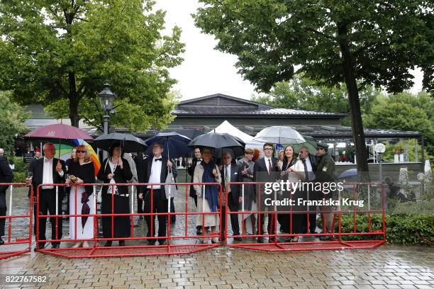 General view at the Bayreuth Festival 2017 Opening on July 25, 2017 in Bayreuth, Germany.