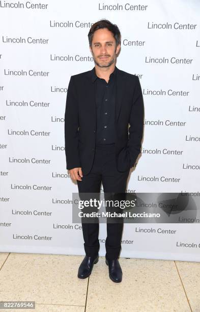 Actor Gael Garcia Bernal of 'Mozart in the Jungle' attends Lincoln Center's Mostly Mozart Opening Night Gala at David Geffen Hall on July 25, 2017 in...