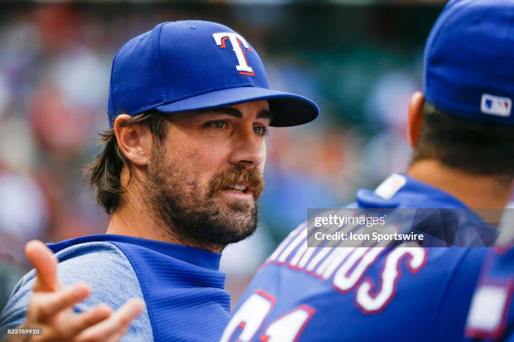 MLB: JUL 24 Marlins at Rangers