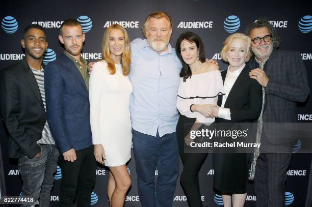 Actors Jharrel Jerome, Harry Treadaway, Kelly Lynch, Brendan Gleeson, Mary-Louise Parker, Holland Taylor, and director / producer Jack Bender attend...