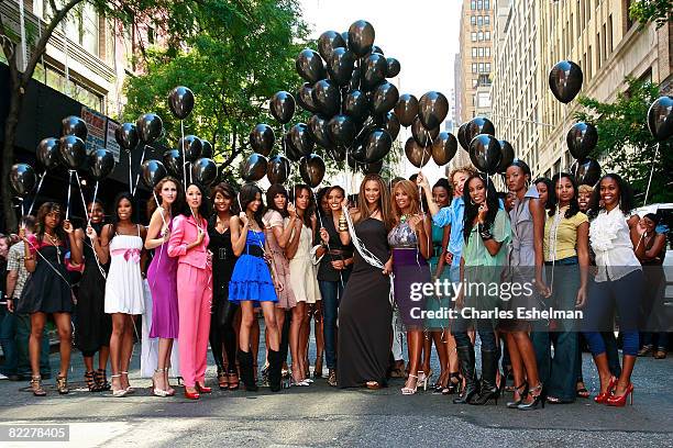 Models Jessica White, Selita Ebanks, Pat Cleveland, Toccara Jones, Veronica Webb, Chanel Iman, Tyra Banks, Beverly Johnson, Noemie Lenoir, Stacey...