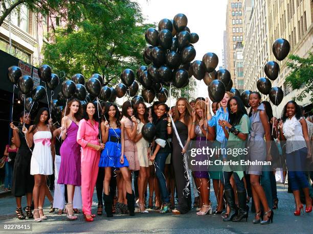 Models Jessica White, Selita Ebanks, Pat Cleveland, Toccara Jones, Veronica Webb, Chanel Iman, Tyra Banks, Beverly Johnson, Noemie Lenoir, Stacey...