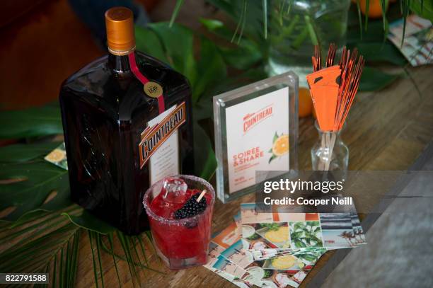 General view of the Cointreau Celebrates the Original Margarita and the Art of La Soiree with Caroline Harper Knapp at DEC on Dragon on July 25, 2017...