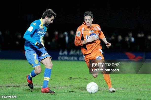 Djamel ABDOUN / Romain HAMOUMA - - Laval / Nantes - 30e journee Ligue 2,