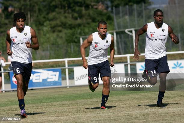 Kevin ANIN / Charlie DAVIES / Jacques FATY - - Sochaux / Neuchatel Xamax / CD Saprissa - Tournoi triangulaire - Alle,