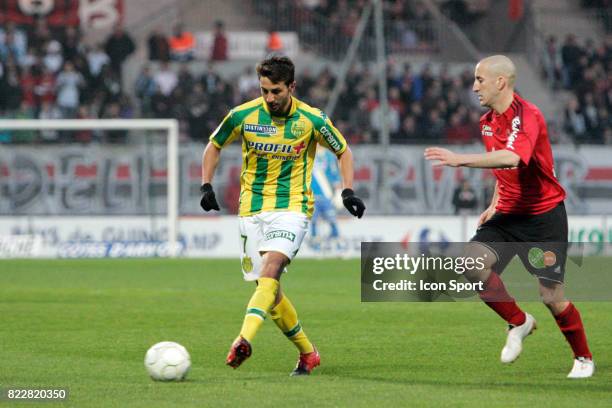 Djamel ABDOUN - - Guingamp / Nantes - 32eme journee de Ligue 2 - Stade du Roudourou - Guingamp -