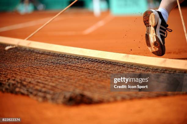 Illustration entretien des courts / terre battue - - Roland Garros 2010,