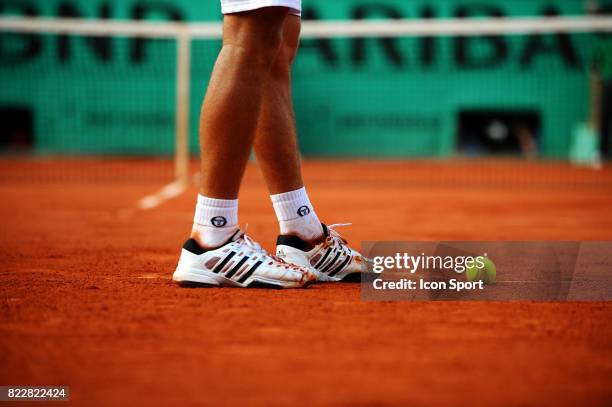 Illustration balle / terre battue - - Roland Garros 2010,
