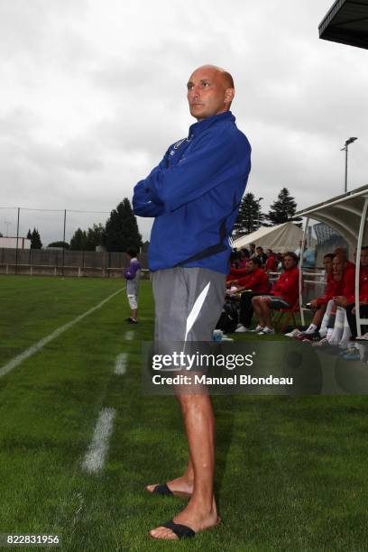 Olivier Pantaloni - Toulouse / Ajaccio - - Match Amical - Stade Maurice Trelut , Tarbes, France.,