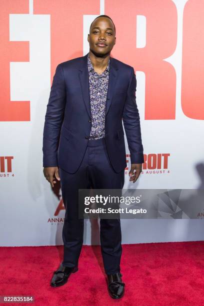 Actor Leon Thomas III attends the "Detroit" world premiere at Fox Theatre on July 25, 2017 in Detroit, Michigan.
