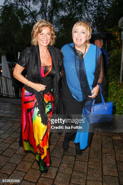 German politician Dagmar Woehrl and German politician Claudia Roth attend the Bayreuth Festival 2017 Opening on July 25, 2017 in Bayreuth, Germany.